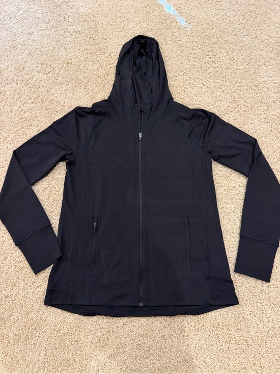 Athleta Tops - Athleta Black Full-Zip UPF Hooded Jacket